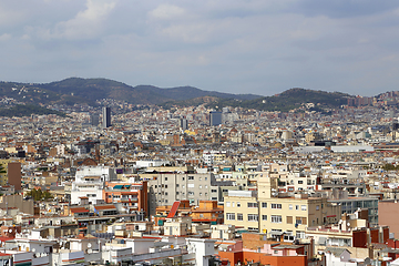 Image showing Beautiful view of Barcelona, Catalonia, Spain