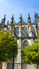 Image showing Holy temple Barbara (Chram Svate Barbory), Kutna Hora, Czech Rep