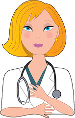 Image showing Nurse Blond