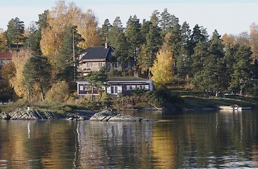 Image showing House near the sea. 