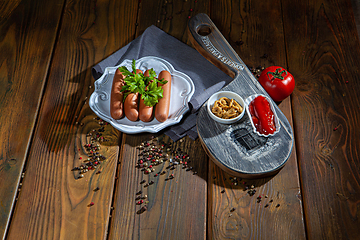 Image showing Sausage And Vegetables