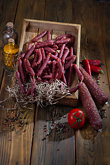 Image showing Sausage And Vegetables