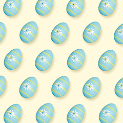 Image showing Card for Happy Easter. Modern design, pattern, background or wallpaper