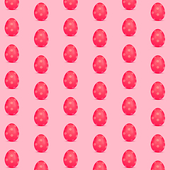 Image showing Card for Happy Easter. Modern design, pattern, background or wallpaper