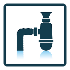 Image showing Bathroom siphon icon