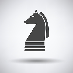 Image showing Chess horse icon 