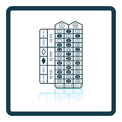 Image showing Roulette table icon