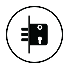 Image showing Door lock icon