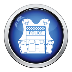 Image showing Police vest icon