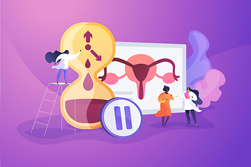 Image showing Menopause concept vector illustration