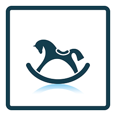 Image showing Rocking horse icon