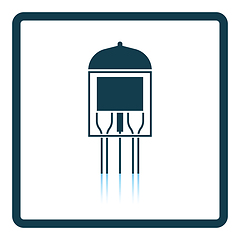 Image showing Electronic vacuum tube icon