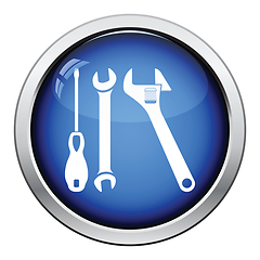 Image showing Wrench and screwdriver icon