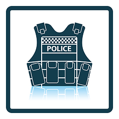 Image showing Police vest icon