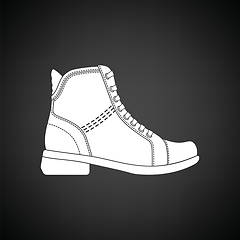 Image showing Woman boot icon