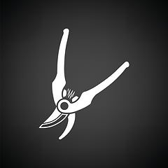 Image showing Garden scissors icon