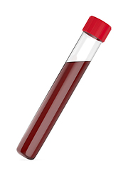 Image showing Test tube with blood