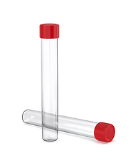 Image showing Empty test tubes