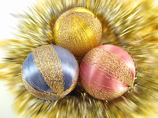 Image showing christmas baubles