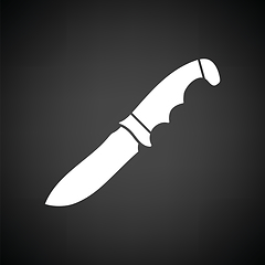 Image showing Hunting knife icon