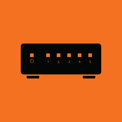 Image showing Ethernet switch icon