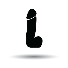 Image showing Rubber dildo icon