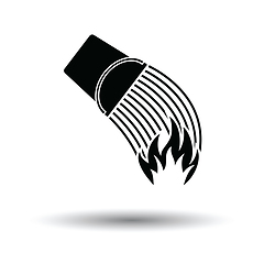 Image showing Fire bucket icon