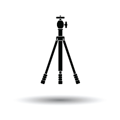 Image showing Icon of photo tripod