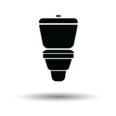 Image showing Toilet bowl icon