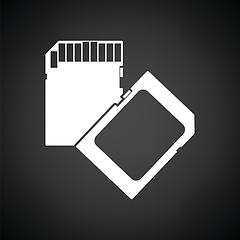 Image showing Memory card icon