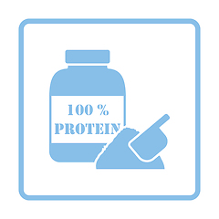 Image showing Protein conteiner icon