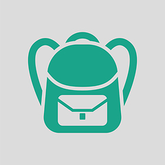 Image showing School rucksack  icon