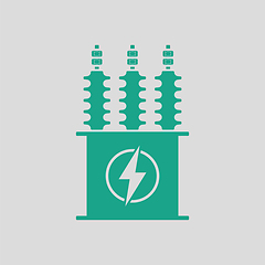 Image showing Electric transformer icon