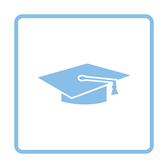 Image showing Graduation cap icon