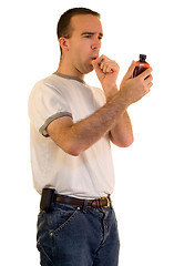 Image showing Coughing Man