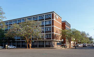 Image showing Street in Bulawayo City, Zimbabwe