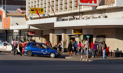 Image showing Street in Bulawayo City, Zimbabwe