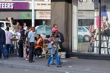 Image showing Street in Bulawayo City, Zimbabwe