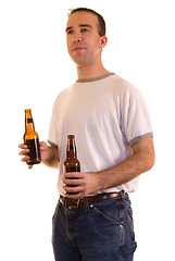 Image showing Holding Beer