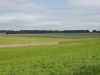 Image showing English country panorama in Salisbury