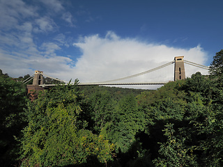 Image showing Clifton Suspension Bridge in Bristol