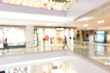 Image showing Abstract blur shopping mall store interior for background