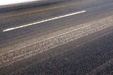 Image showing Road under the snow