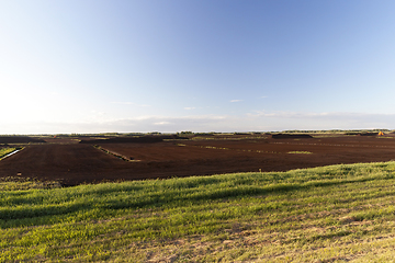 Image showing production of peat landscape