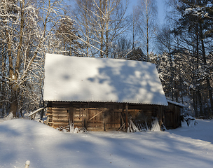 Image showing old wooden shed