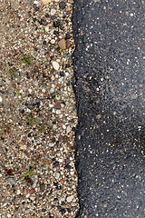 Image showing Wet asphalt road