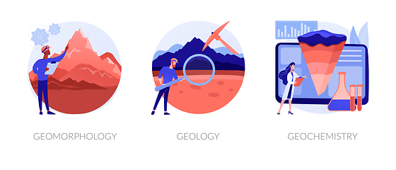 Image showing Earth science abstract concept vector illustrations.