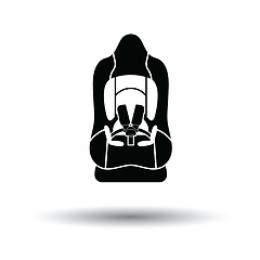 Image showing Baby car seat icon