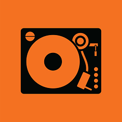 Image showing Vinyl player icon