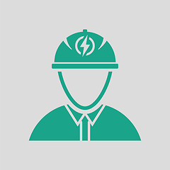 Image showing Electric engineer icon